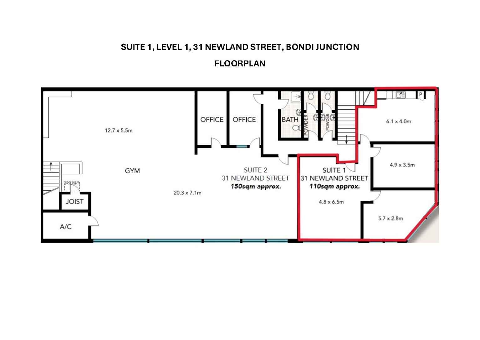 Suite 1, 31 Newland Street Bondi Junction